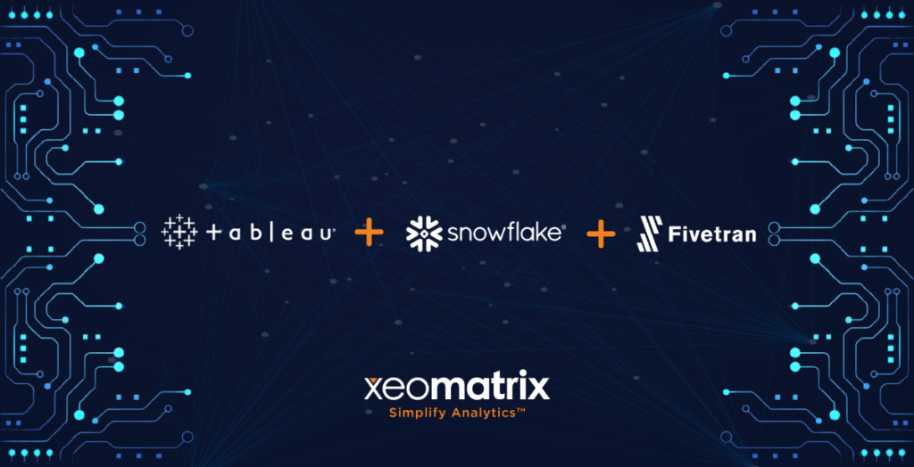 tableau + snowflake + fivetran